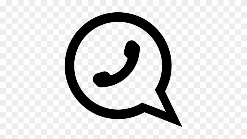 Voice Message Speech Bubble With Phone Inside Vector - Speech Bubble With Phone Logo #537820