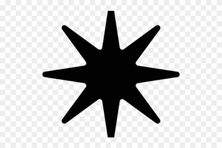Silhouettes Clipart Christmas Star - Spark Vector #537887