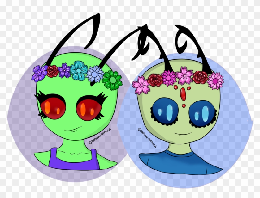 At Double Flower Kri And Zytka By Darkqueen43 - Cartoon #537995