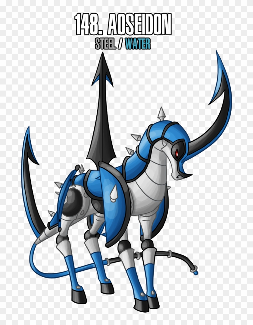 Fakemon - 148 - Legendary Weapon - Trident By Drcrafty - Water Legendary Fakemon #538310