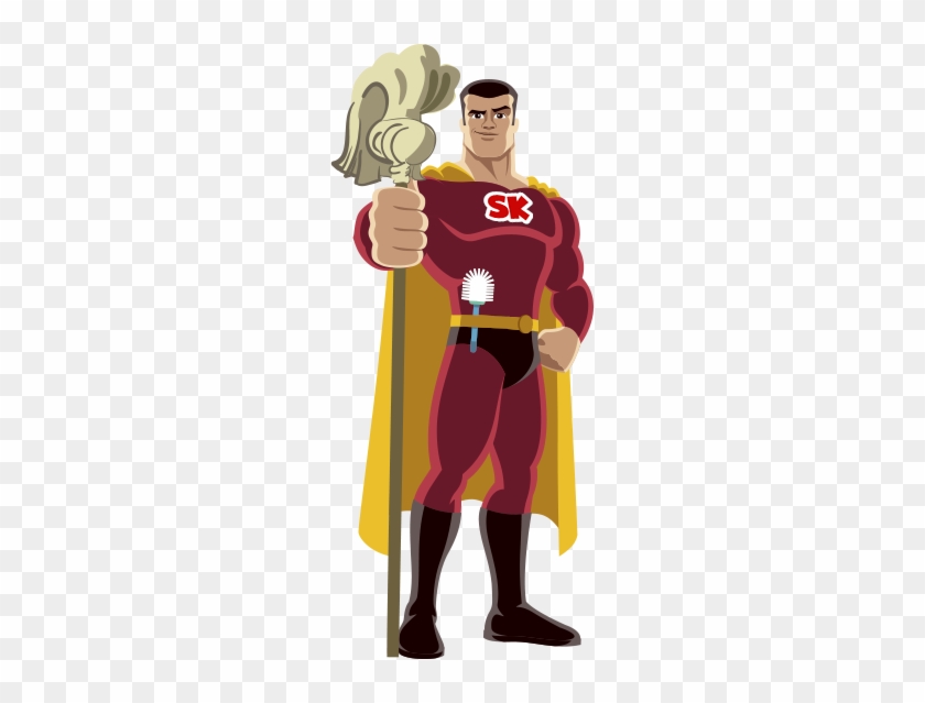 Domestic Cleaning Canberra - Super Hero Cleaning Art #539005