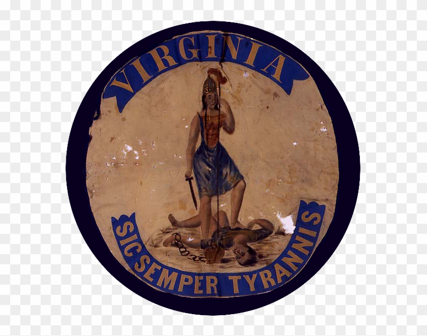 This Exhibit Examined The Civil War Years As A Pivotal - Original Virginia State Seal #539132
