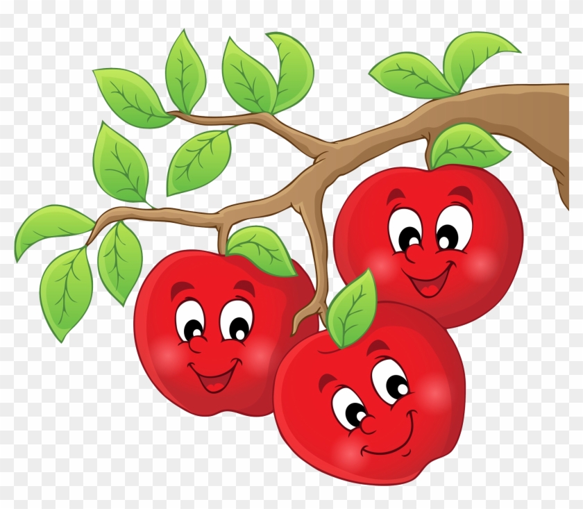 Cartoon Apple Clip Art - Cartoon Apple Clip Art #539924