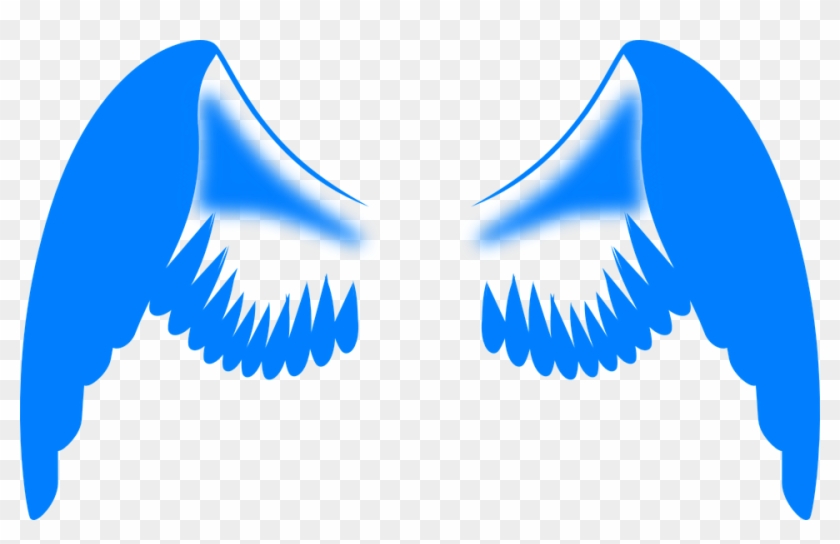 Color Blue Cliparts 13, Buy Clip Art - รูป ปีก สี ฟ้า #540128
