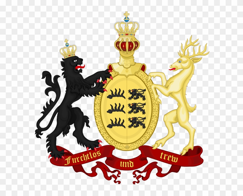 Coat Of Arms Of The Kingdom Of Württemberg, - Coat Of Arms Of The Kingdom Of Württemberg, #540389