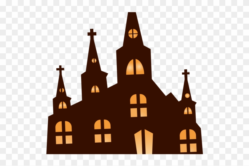 Church Clipart Haunted - Haunted Church Clipart #540583