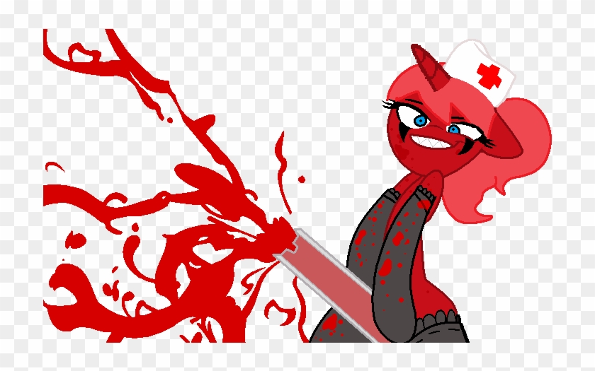 Skullie Pony With Exploding Thermometer By Lorettafox - Ow The Edge Transparent #541467