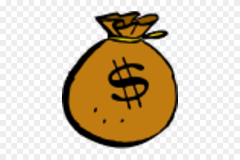 Great Depression Begins With Stock Market Crash - Cartoon Money Bag #541535