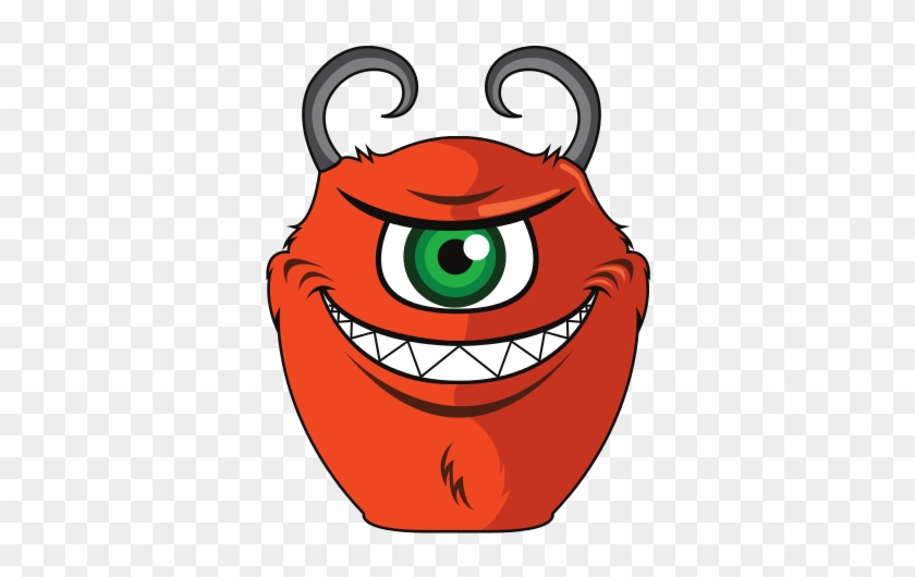 Isolated Cute Monster Vector Icon Illustration - Monster #541959