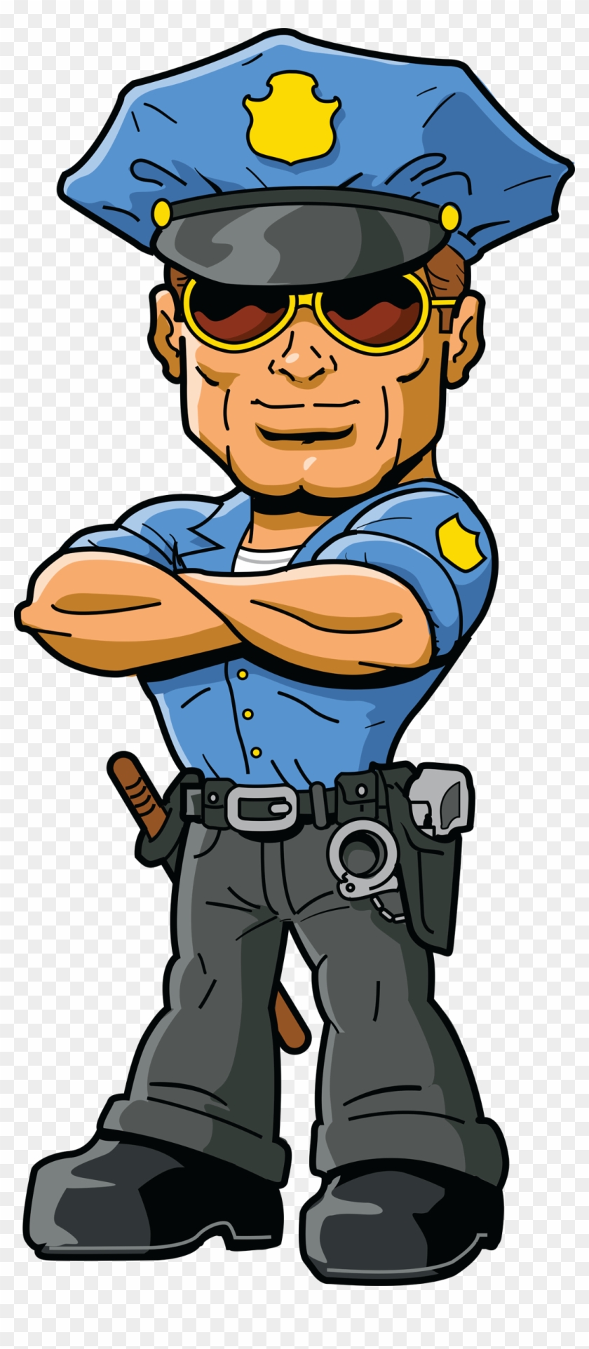 Police Officer Cartoon Clip Art - Police Officer Cartoon Clip Art #542149