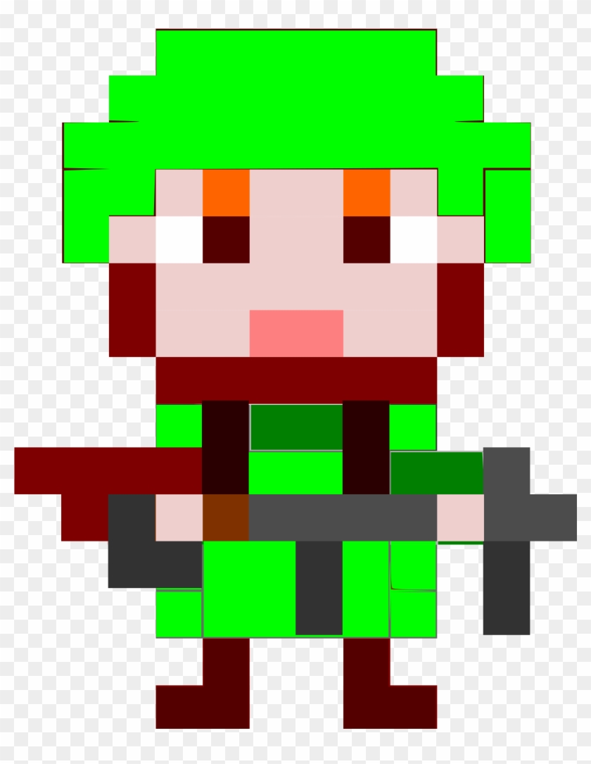 Clipart - Pixel Art Siolder #542524