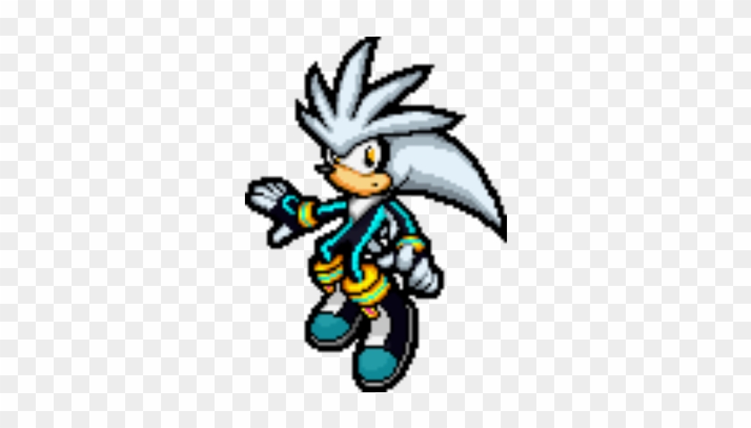 Tron Silver Sprite By Jcroth - Hedgehog Pixel Art #543643