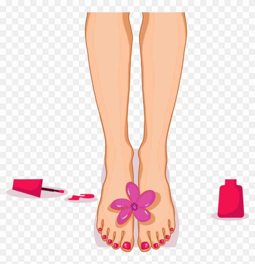 Pedicure Manicure Cartoon Clip Art - Pedicure Clipart #544341