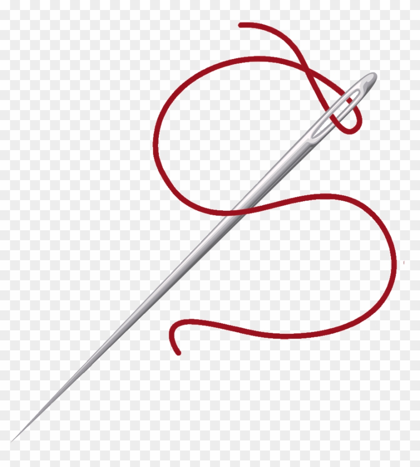 Cross Stitch Hand Sewing Needles Clip Art - Cross Stitch Hand Sewing Needles Clip Art #544386