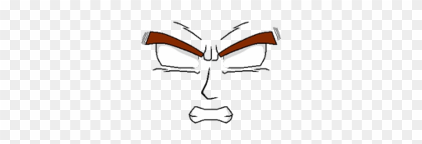 Dbz Face Fssj - Roblox Face Png Dbz #544490