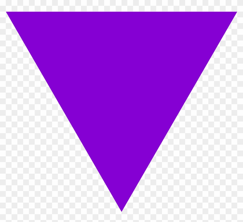 Open - Triangulo Roxo Png #544604
