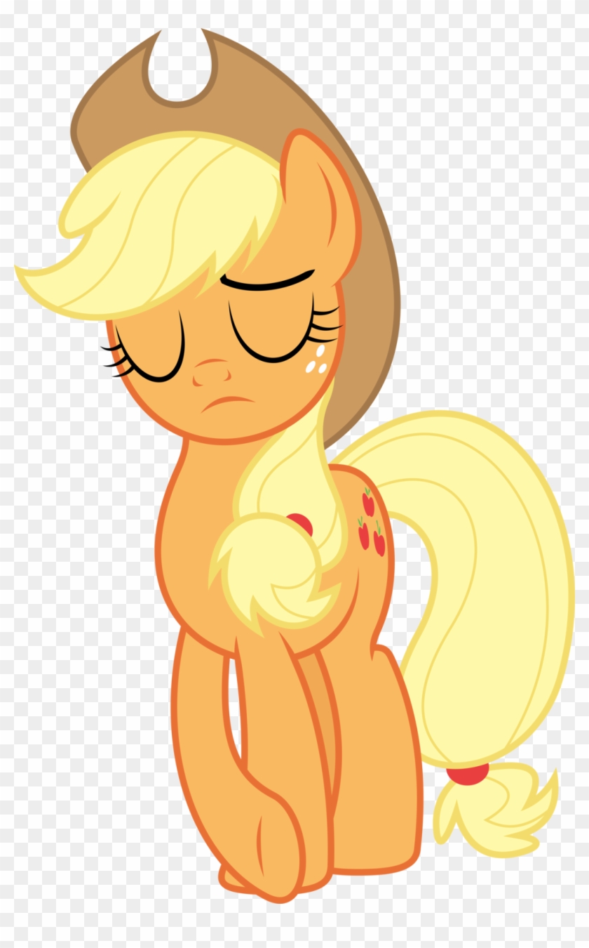 Applejack Cries On The Inside By Dasprid - Applejack Cries On Inside #544680