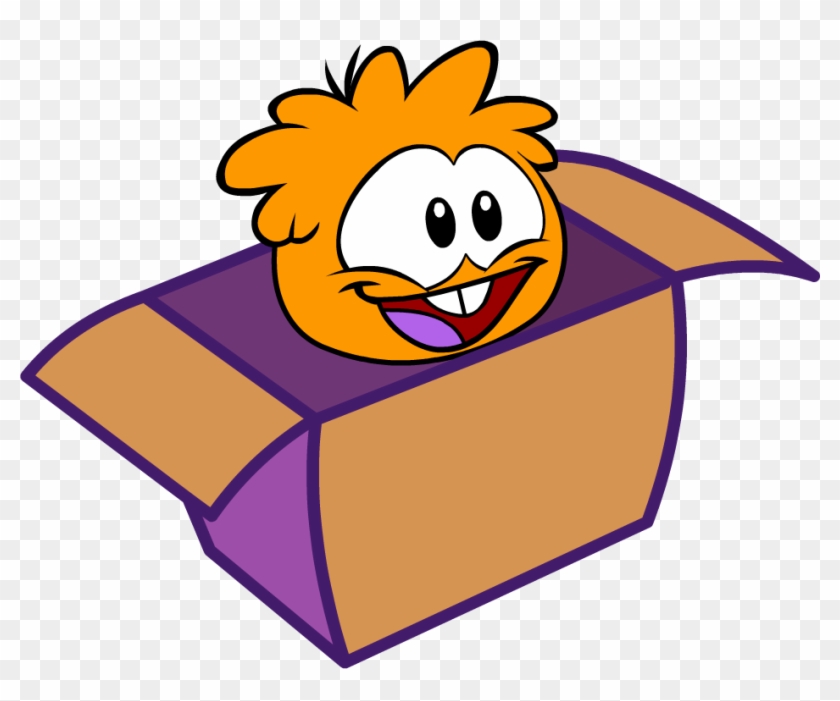 Eating Breakfast Clipart - Orange Puffle #94494