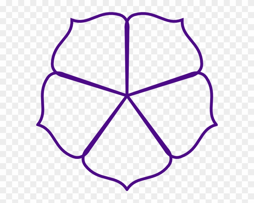 Flower Outline Clip Art Best - Disegno Di Una Palla Da Colorare #95491