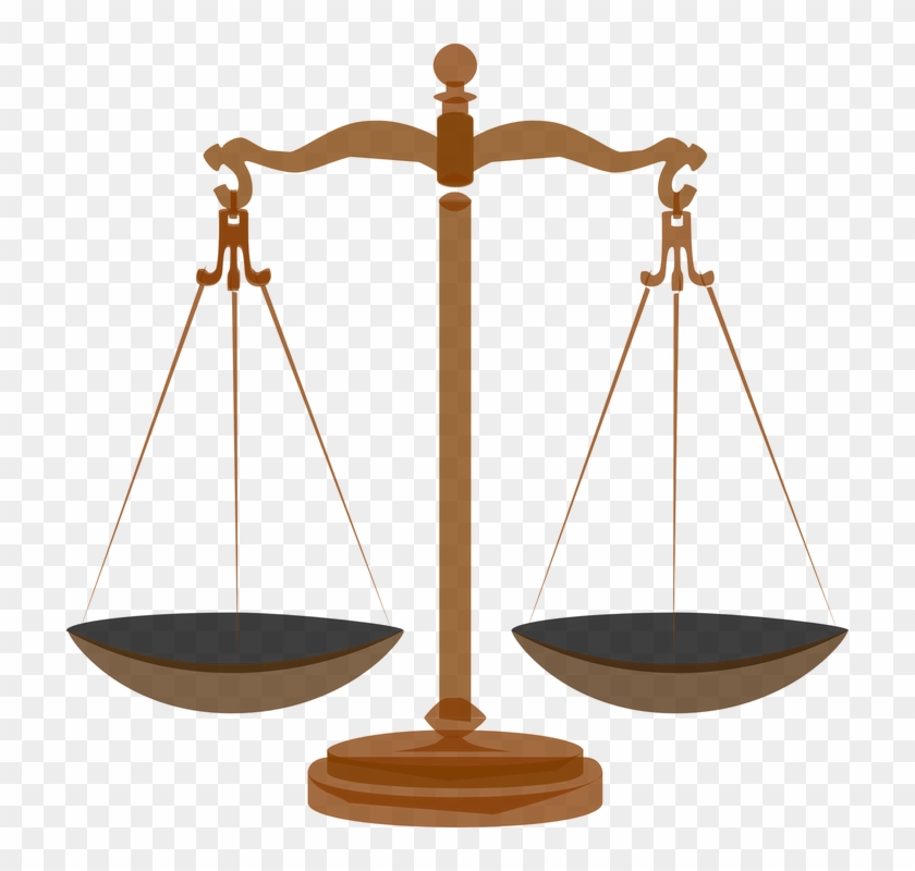 Scale Clipart Balance - Scales Of Justice Transparent #95654
