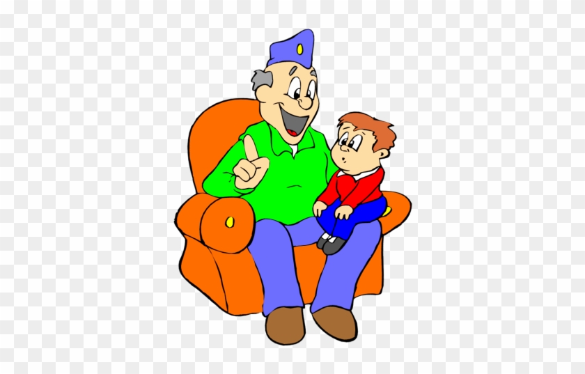Grandfather Clipart - Grandpa And Grandson Clipart #96019