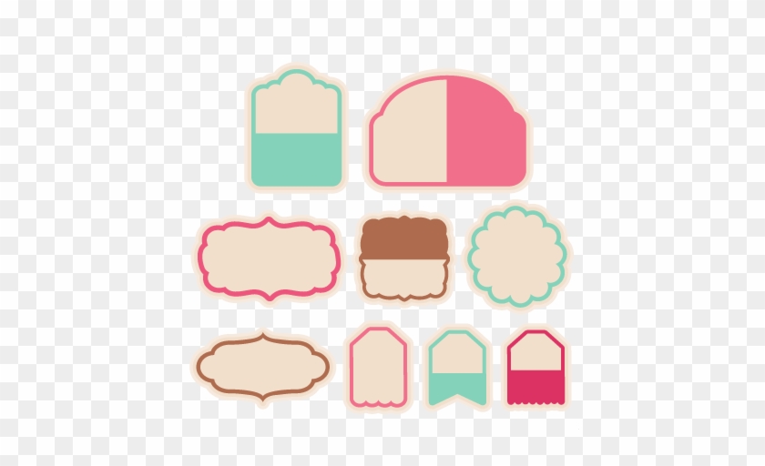 Cute Tags Clipart - Tag Para Silhouette #96253