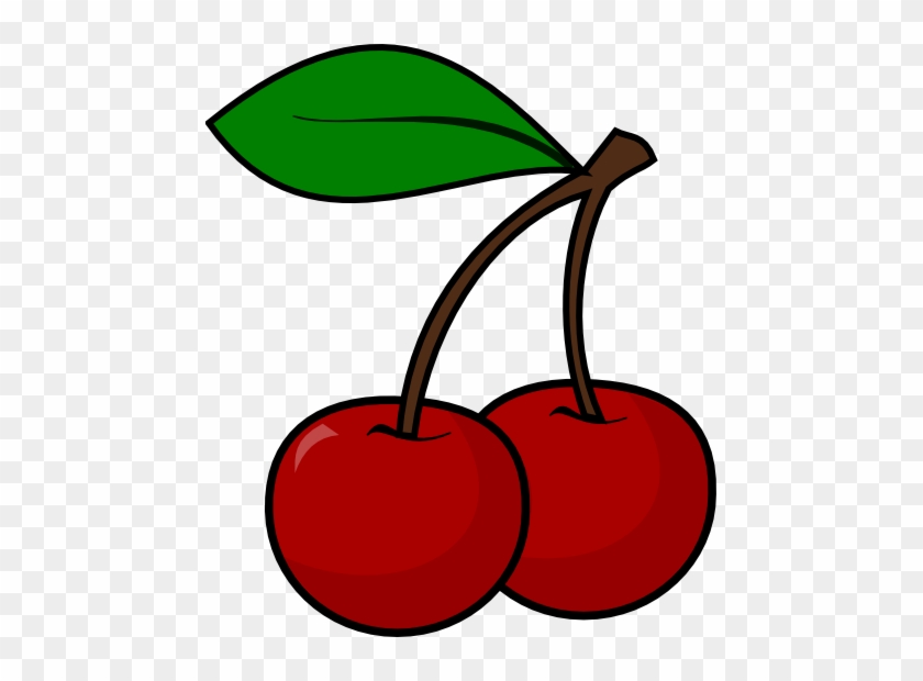 Cherry Clipart Black And White Cherry Clip Art - Cherry Clip Art #96490