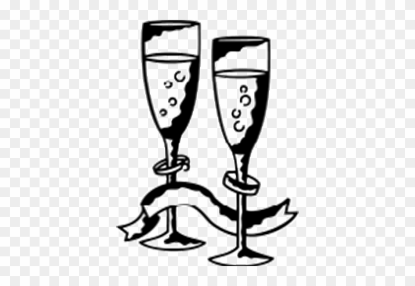 Wg-4a - Champagne Glass Clip Art #96767