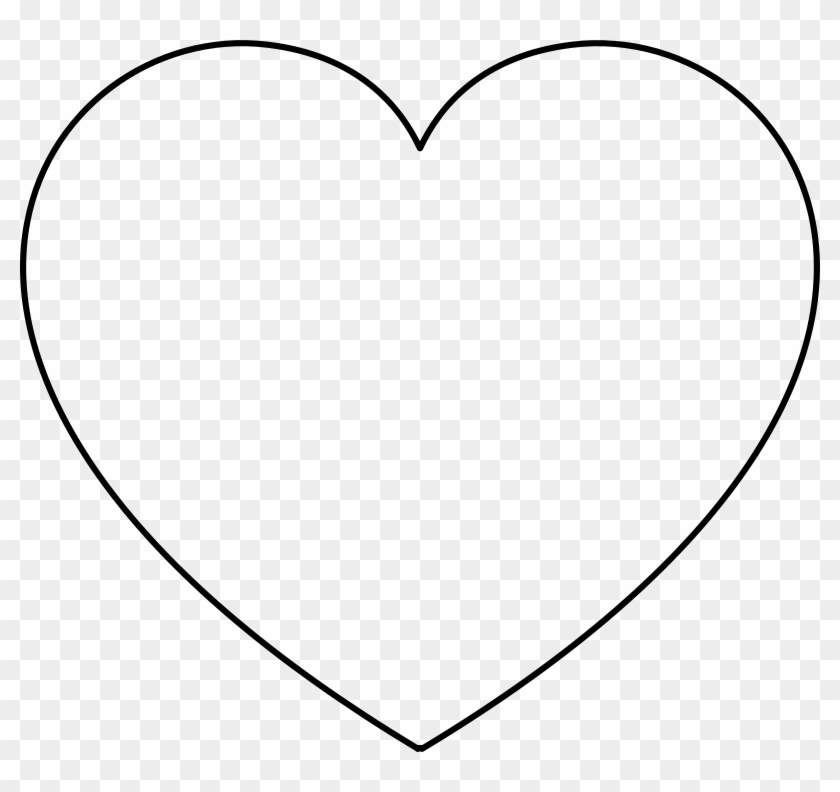 Heart With Transparent Background Clip Art At Clker - Heart Shape Clip Art #97056