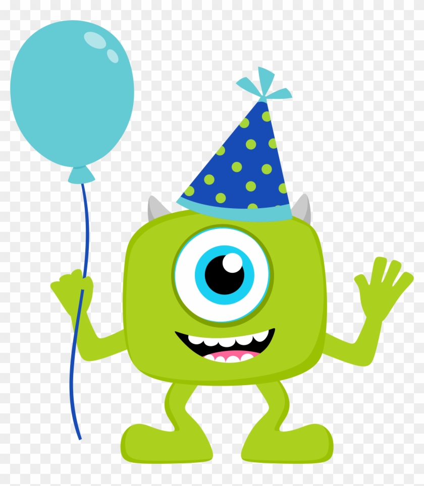 Baby Monsters Party Clipart - Monsters Inc Happy Birthday #97136