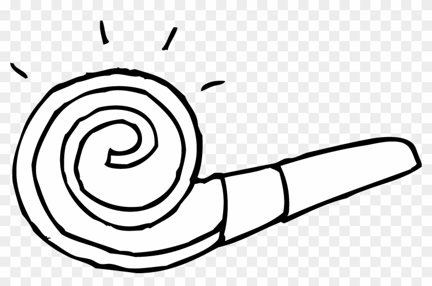 Blower - Clipart - Noisemaker Coloring Page #97216