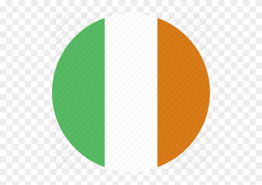 Ireland - Png Ireland Flag Icon Circle #99097