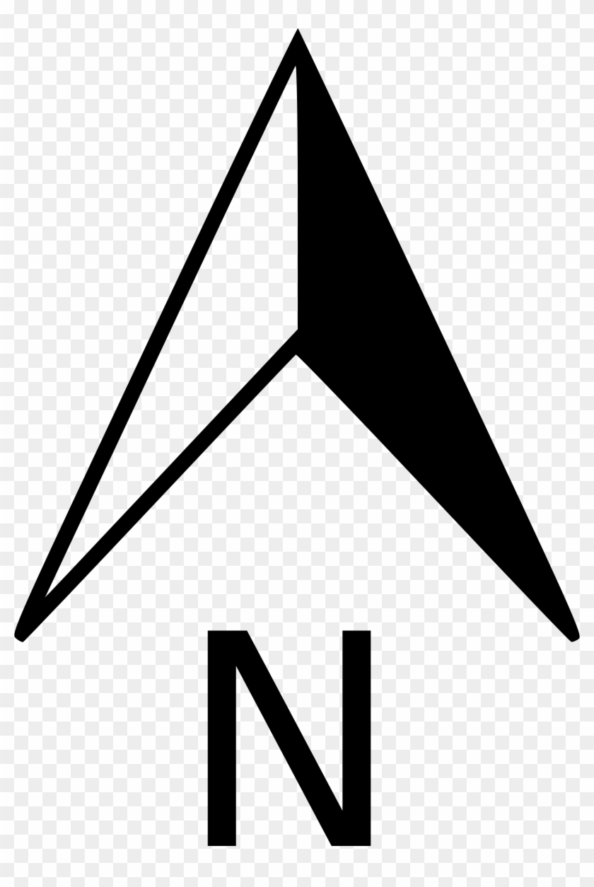 North Arrow Orienteering Clip Art - North Arrow No Background #99943