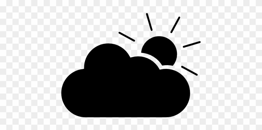Sunny To Partly Cloudy Symbol Icon Free Icons Download - Partly Cloudy Symbol #100147