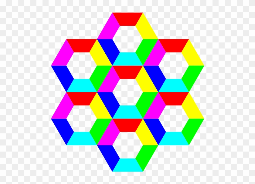Half Hexagon Fun Png Images 600 X - Half Hexagon Clipart #100551