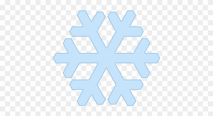 Winter Clipart - Simple Snowflake Png #101432