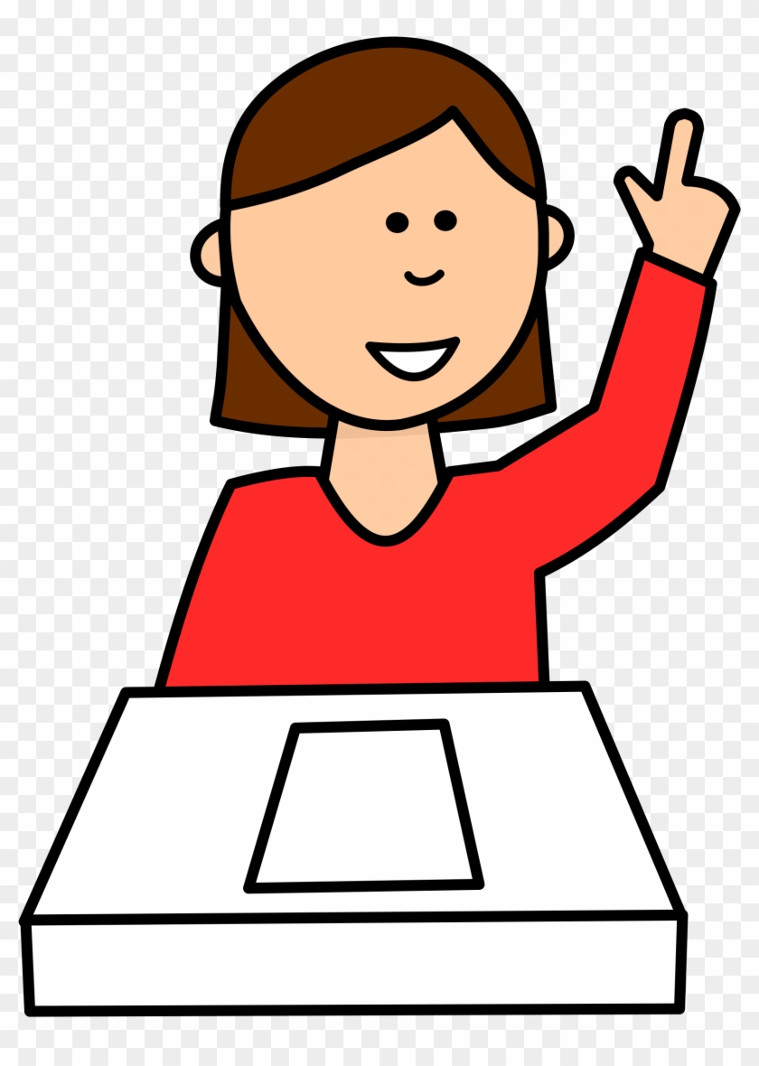Students Asking Questions In The Classroom Clipart - Students Asking Questions In The Classroom Clipart #101959
