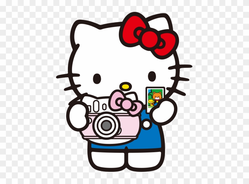 Hello Kitty Cartoon Clip Art - Hello Kitty With Camera #103233