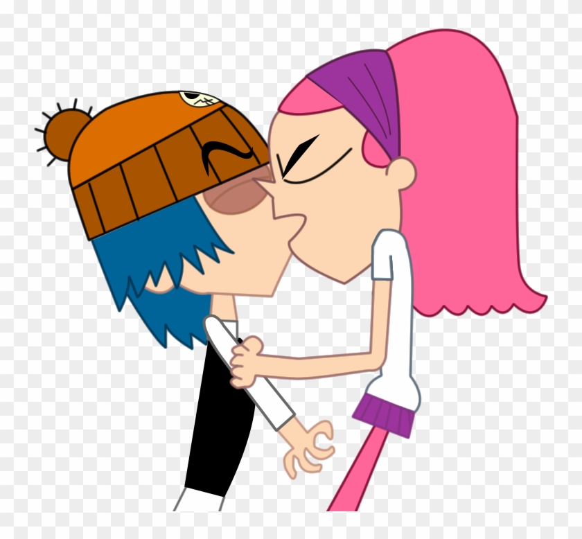Trina Riffin Images Corey And Trina Kissing Hd Wallpaper - Grojband Corey X Trina #545227