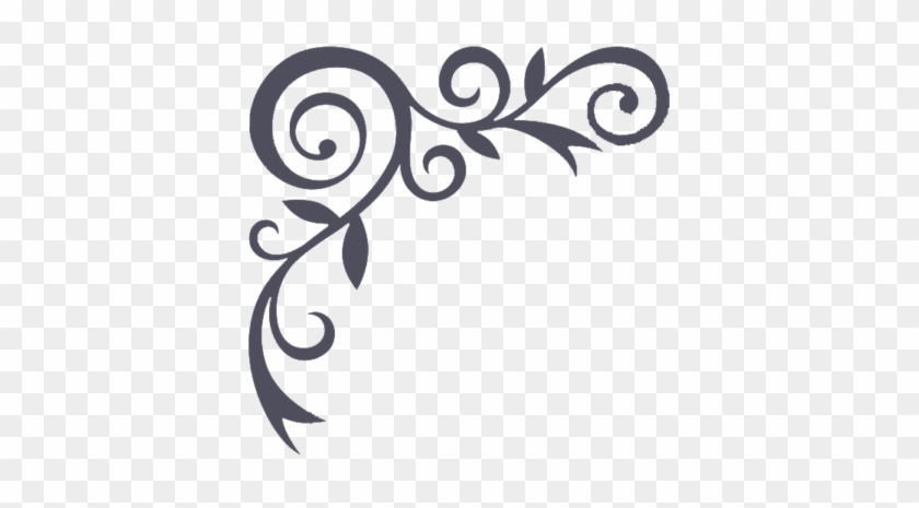 Free Ornate Border Vector Png - Verschnörkelungen #546011