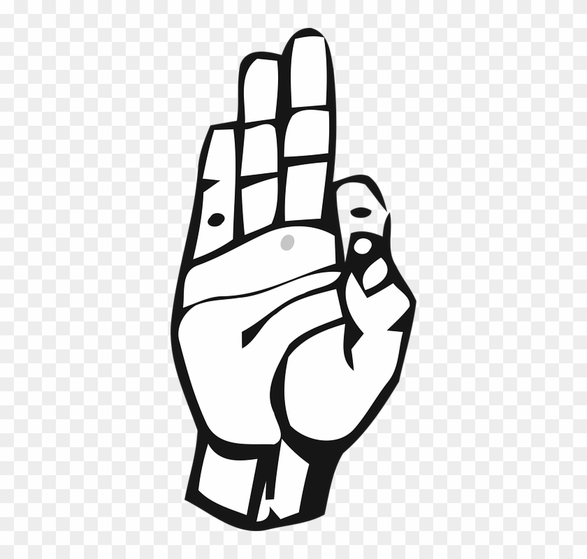 I Have Been Involved In Deaf Community For More Than - Sign Language Letter F #546110
