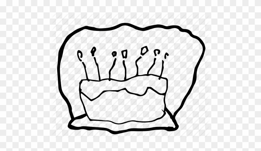 Cake, Cute Drawing, Doodle, Hand Drawing, Happy Birthday, - Drawing #547008