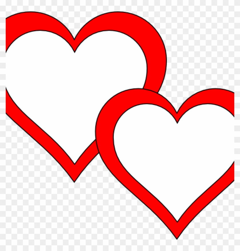 Double Heart Clipart Two Hearts Clipart Clipart Panda - Clip Art #547526