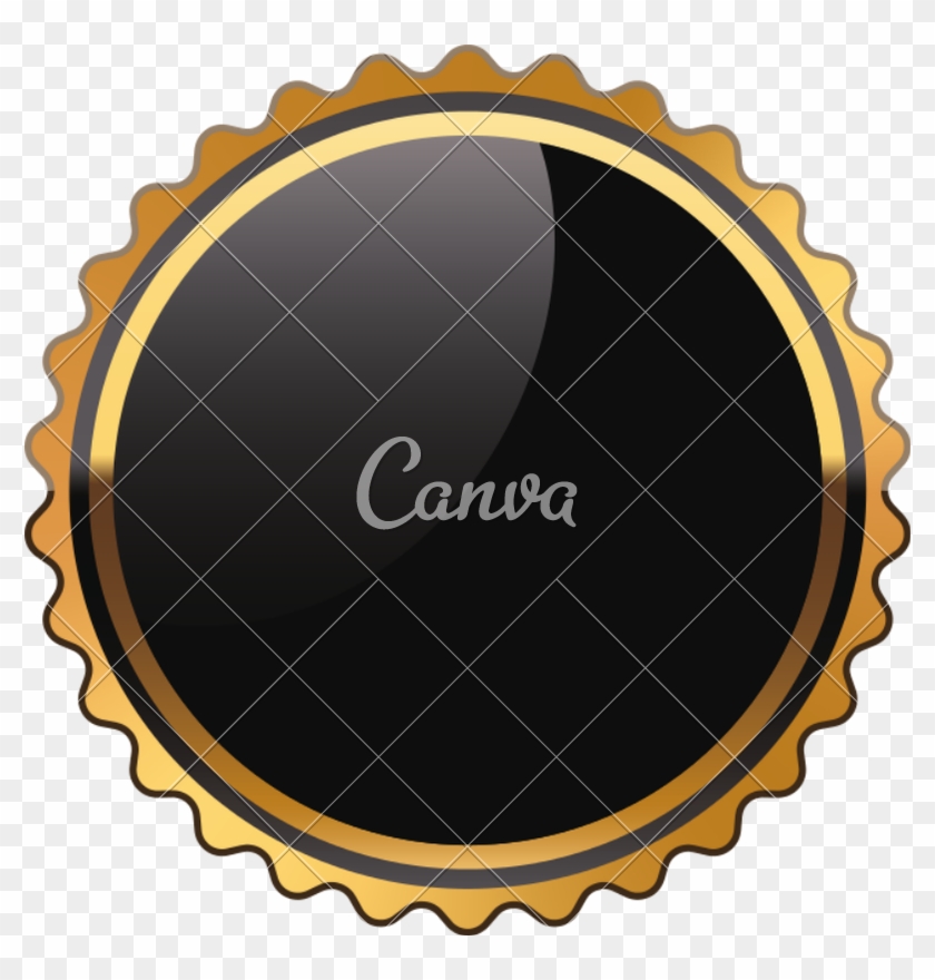 Blank Round Medal Glossy Design Vector Illustration - Roots Manuva Slime And Reason #547777
