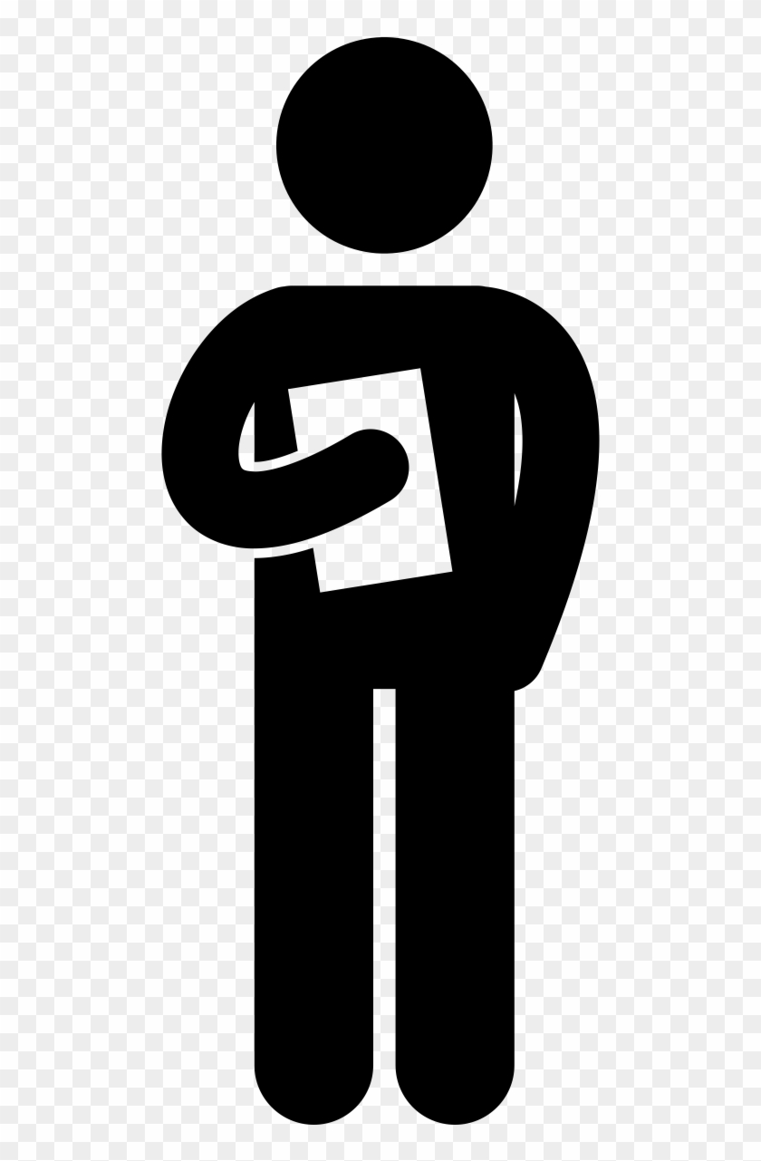 Essay Icon - Boy Bathroom Sign Png #548135