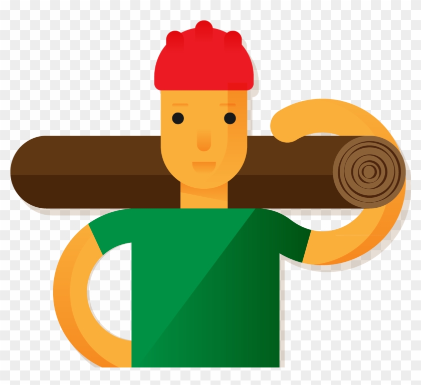 Clip Art - Vector Loggers - Clip Art - Vector Loggers #548541