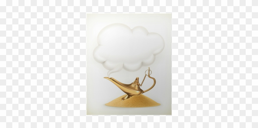 Poster Genie Lampe, Vektor-illustration • Pixers® - Vector Graphics #548655
