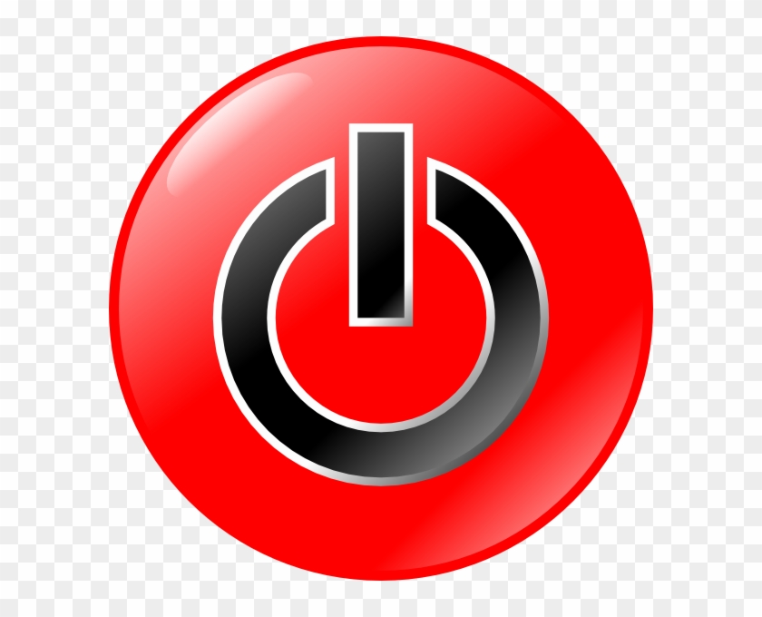 Free Vector Power Button Clip Art - Boton De Encender Y Apagar #549074