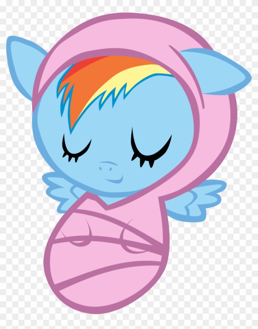 My Little Pony Coloring Pages Rainbow Dash Filly Pixel - Mlp Pinkie Pie Baby #549317