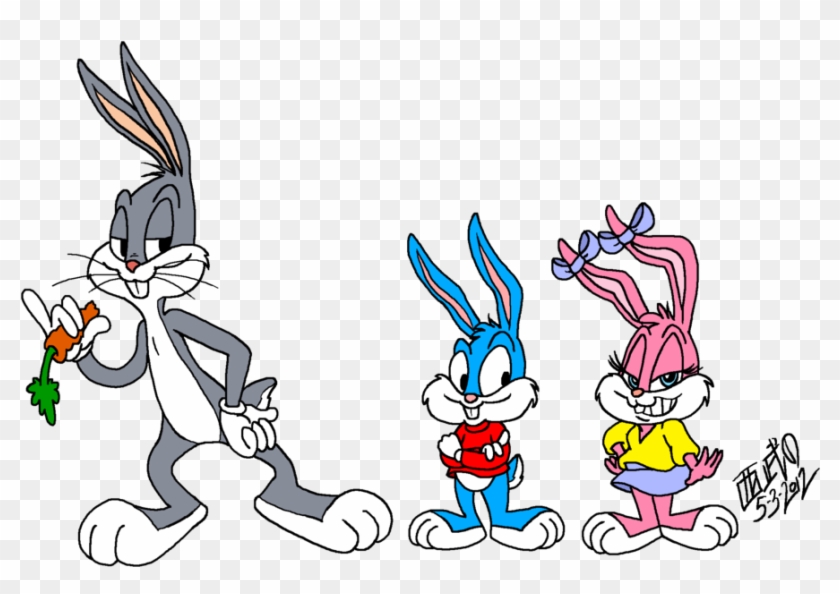 Bugs, Buster, And Babs By Tuxedomoroboshi - Tiny Toons Babs And Buster #549540